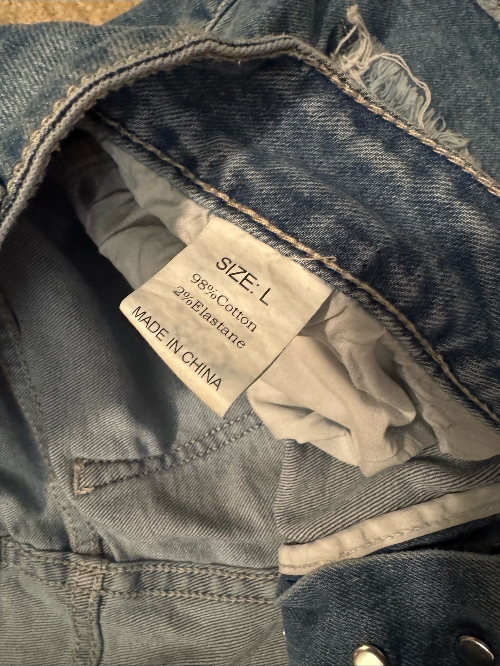 2 pairs Blue Denim Shorts - Picture 4 of 7